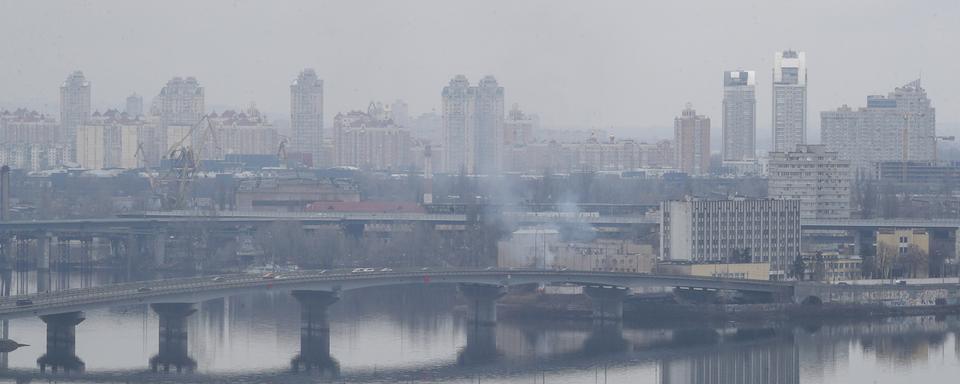 Une vue générale de la ville de Kiev. [EPA/Keystone - Sergey Dolzhenko]