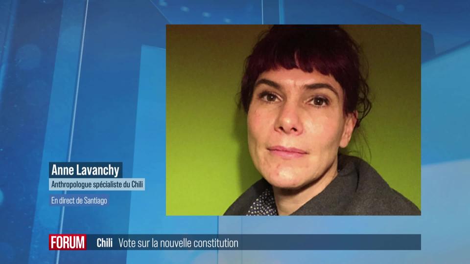 Le Chili vote sur sa nouvelle Constitution: interview d'Anne Lavanchy