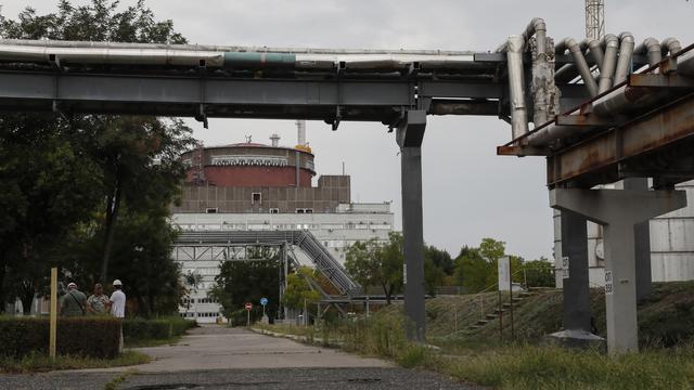 La centrale nucléaire de Zaporijia. [Keystone/EPA - Yuri Kochetkov]