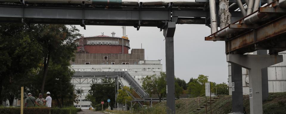 La centrale nucléaire de Zaporijia. [Keystone/EPA - Yuri Kochetkov]