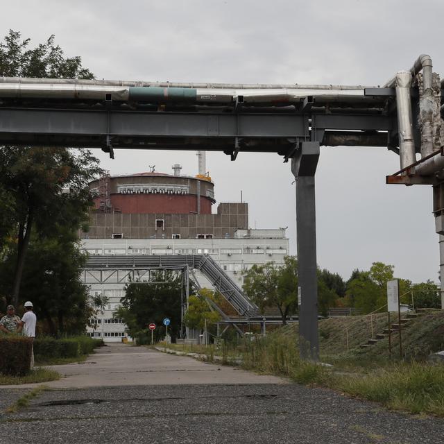 La centrale nucléaire de Zaporijia. [Keystone/EPA - Yuri Kochetkov]