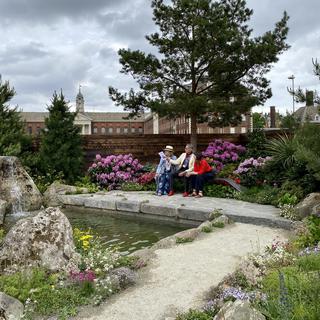 Un jardin suisse à Londres. [RTS - Catherine Ilic]