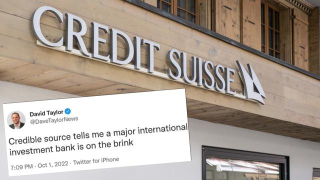 La filiale de Credit Suisse à Gstaad. [Keystone - Peter Schneider]