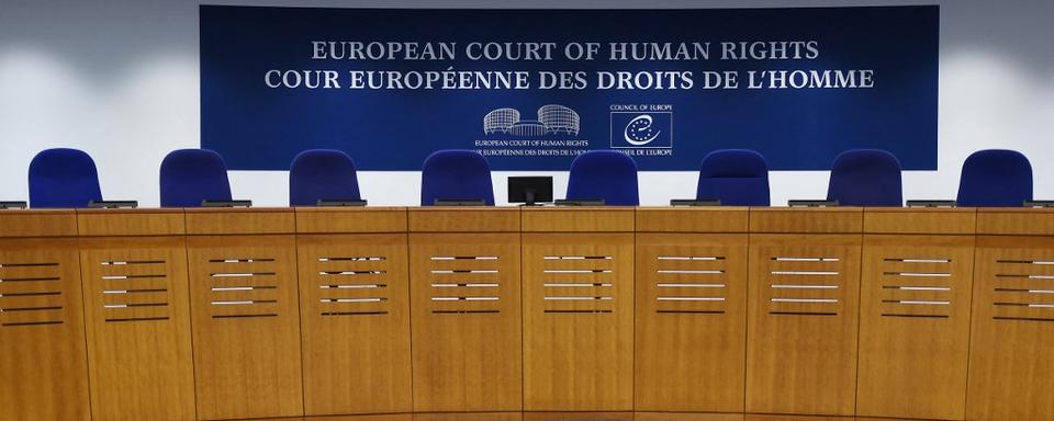 Salle de la Cour européenne des droits de l'homme (CourEDH) à Strasbourg. [AFP - Frederick Florin]