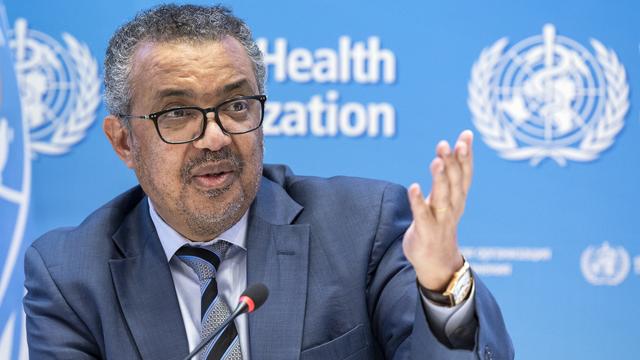 Le directeur de l'OMS, Tedros Adhanom Ghebreyesus, a rappelé qu'Omicron est un virus dangereux. [KEYSTONE - Salvatore Di Nolfi]