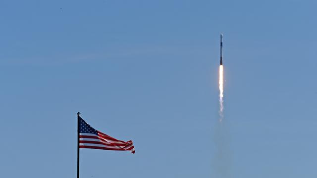 La première mission privée vers la Station spatiale internationale a décollé. [GETTY IMAGES VIA AFP - RED HUBER]