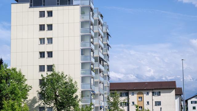 Le taux de logements vacants est au plus bas en Suisse. [Keystonw - Peter Schneider]