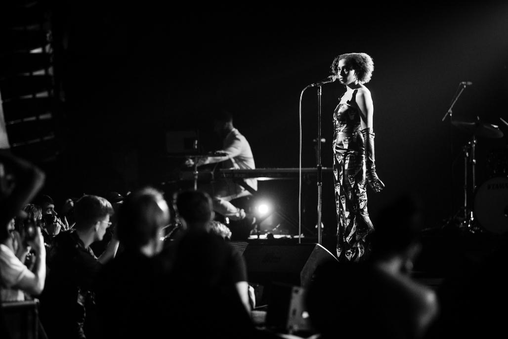 La chanteuse américaine de soul et jazz qui a grandi en Angleterre Celeste au Montreux Jazz Festival, le 11 juillet 2022. [FFJM 2022 - Marc Ducrest]