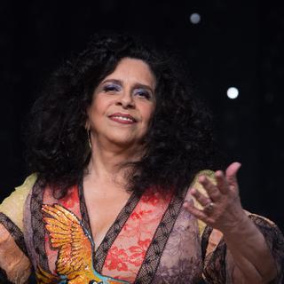 La chanteuse brésilienne Gal Costa lors d'un concert à Sao Paulo en juin 2017. [Brazil Photo Press via AFP]