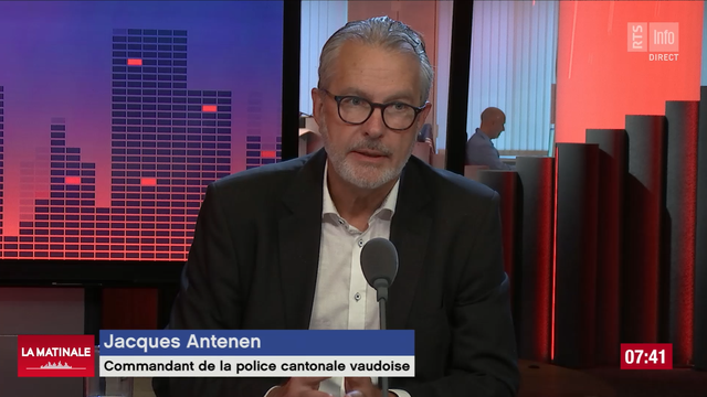 Jacques Antenen, commandant de la Police cantonale vaudoise. [RTS]