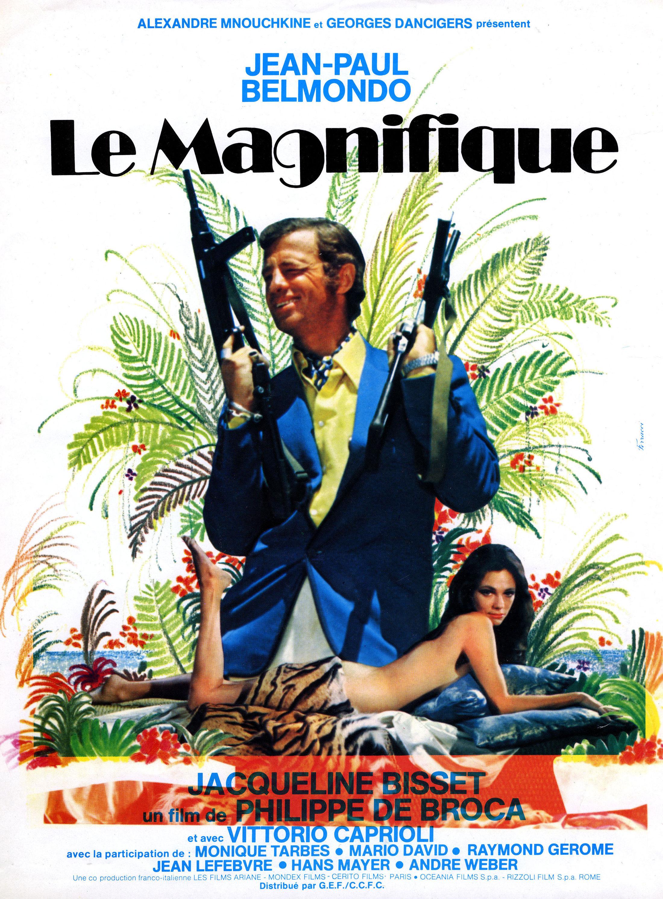 L'affiche du film "Le Magnifique" de Philippe de Broca. [Collection ChristopheL via AFP]