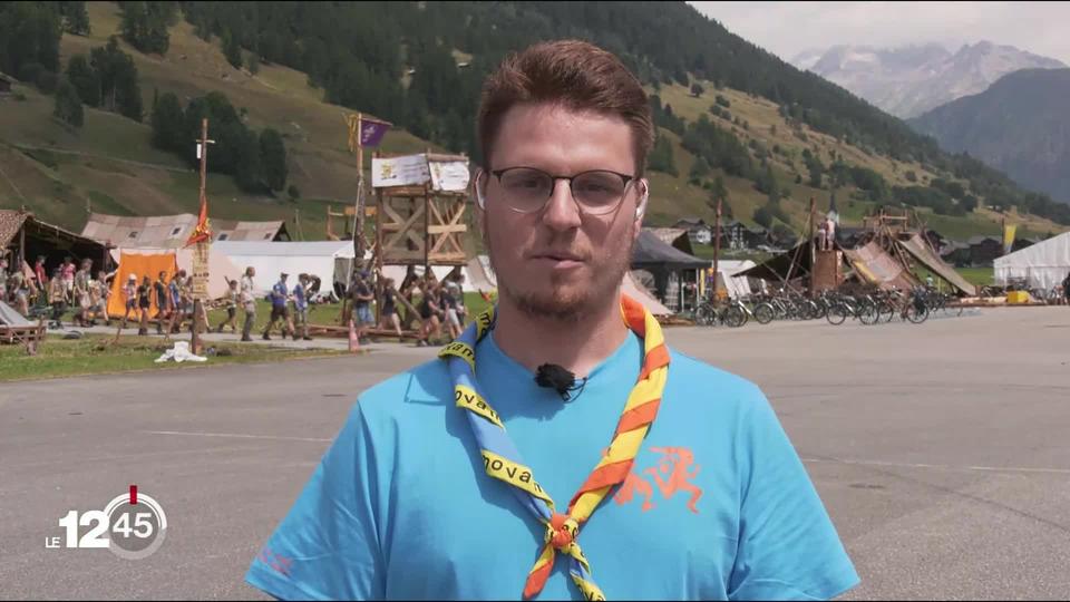 Colin Vollmer, porte-parole camp fédéral de scouts dans le district de Conches (VS)