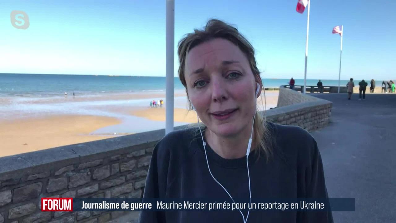 Interview de Maurine Mercier, qui a dédié son prix Bayeux aux habitantes de Boutcha qui ont osé s’exprimer