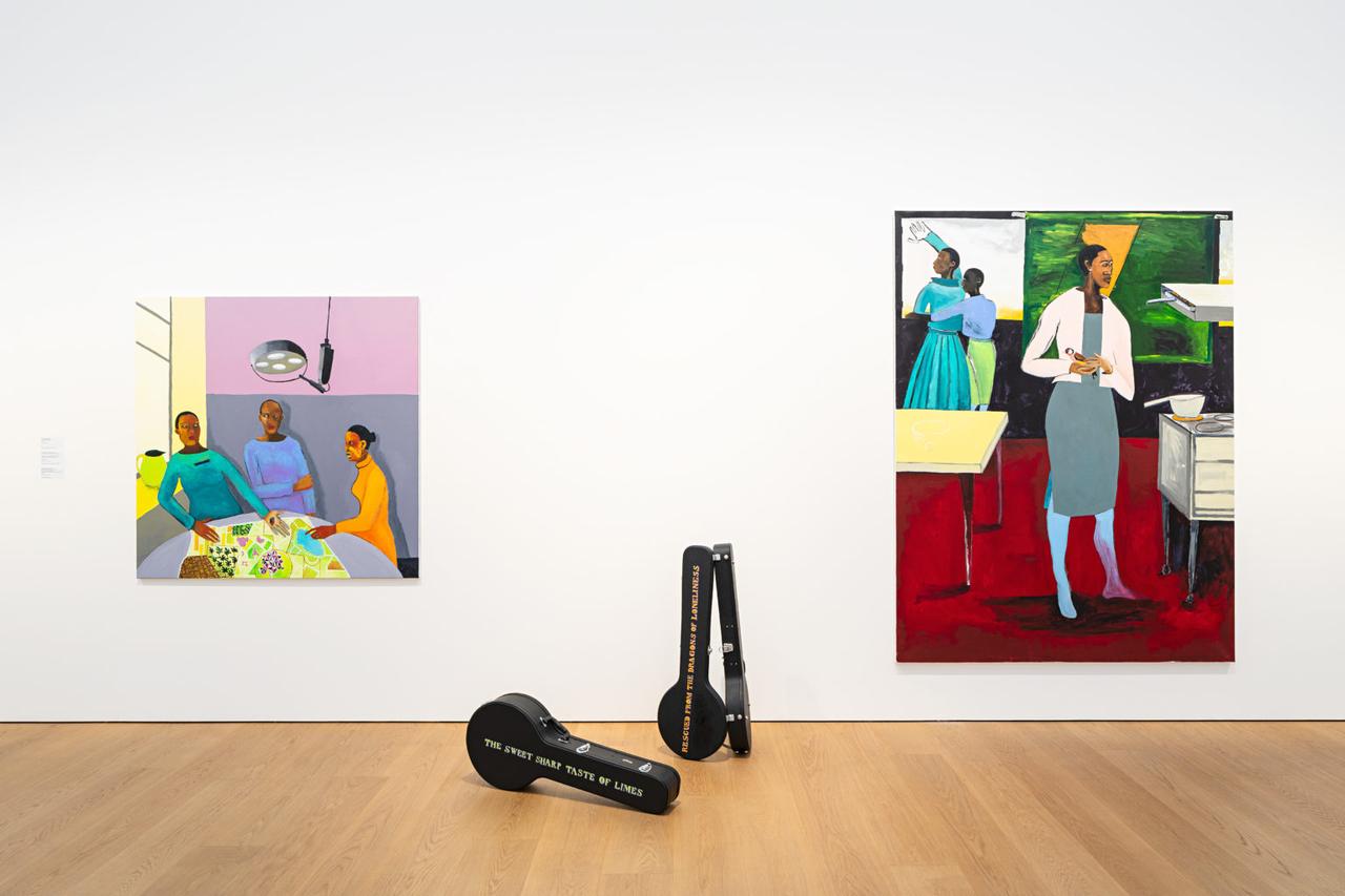 Vue de l'exposition "So Many Dreams" de Lubaina Himid au Musée cantonal de beaux-arts de Lausanne. [MCBA]