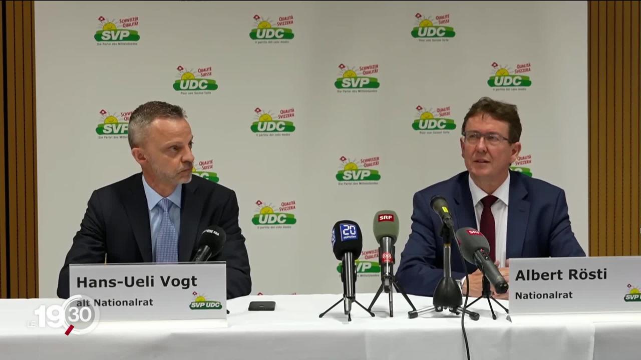 L'UDC présente deux hommes dans la course au Conseil fédéral: Albert Rösti et Hans-Ueli Vogt