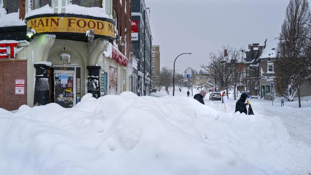 Le "blizzard du siècle" devrait prochainement s'atténuer aux Etats-Unis. [Keystone - Craig Ruttle]