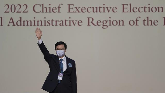 L'ex-patron de la sécurité John Lee a été désigné à la tête de Hong Kong. [Keystone/AP - Kin Cheung]