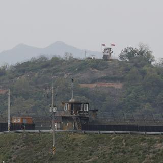 La frontière entre la Corée du Nord et la Corée du Sud. [Keystone/AP - Ahn Young-joon]