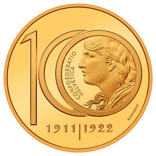 Swissmint commémore le centenaire du Vreneli de 10 francs en émettant une pièce en or en tirage limité. [Swissmint]