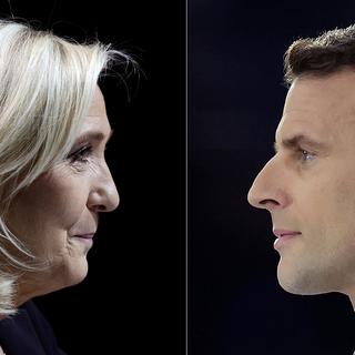 Le match Emmanuel Macron - Marine Le Pen a bel et bien commencé. [reuters - Sarah Meyssonnier]