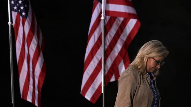 Liz Cheney s'est inclinée face à une candidate soutenue par Donald Trump lors d'une primaire républicaine dans le Wyoming. [AFP - Alex Wong/Getty Images]