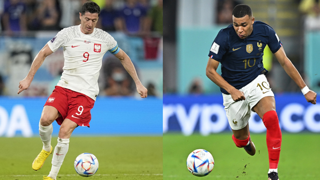 Robert Lewandowski et Kylian Mbappé seront certainement les joueurs clés du 8e de finale opposant la Pologne à la France.