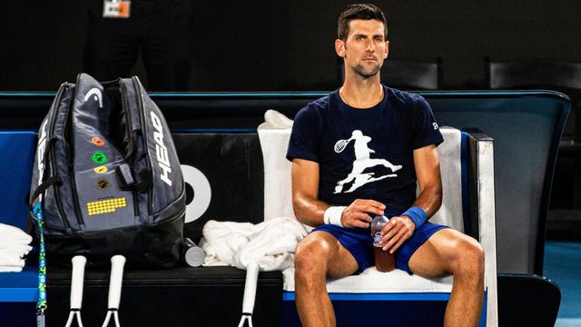 Novak Djokovic est en quête d'un 21e titre du Grand Chelem. Il rejoindrait ainsi Rafael Nadal. [Keystone - Diego Fedele]