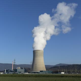 La centrale nucléaire de Gösgen, dans le canton de Soleure. [Keystone - Gaetan Bally]