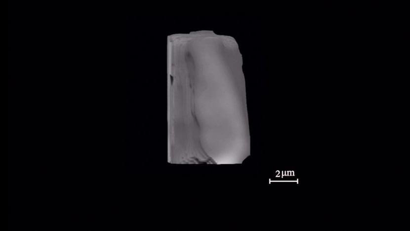 Une image prise au scanner du nouveau minéral nommé Changesite-(Y). [Xinhua via AFP - BRIUG]