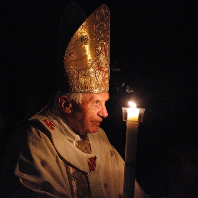 Le pape Benoît XVI, ici en avril 2012. [Keystone - AP Photo/Pier Paolo Cito]