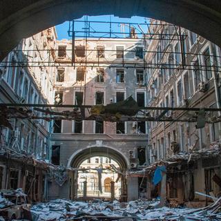 Kharkiv, Ukraine  15 mars 2022 - Conséquences du bombardement de Kharkiv [Depositphotos - Fotoreserg]