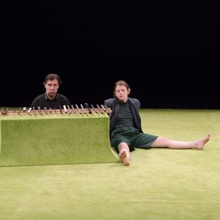 Le spectacle de Clara Delorme et Christian Garcia-Gaucher, "Malgrés". [Théâtre de Sévelin - © Cynthia Mai Ammann]