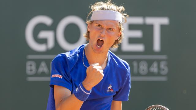 Leandro Riedi est inarrêtable sur le front des tournois Challenger. [Salvatore Di Nolfi]