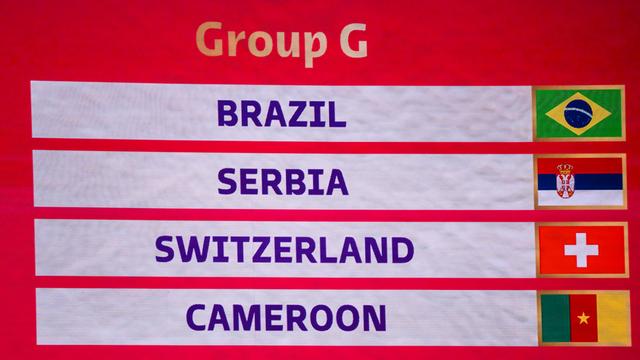 La Suisse avec le Brésil et la Serbie comme en 2018! Le Cameroun s’invite également à la fête! [Keystone - Laurent Gillieron]