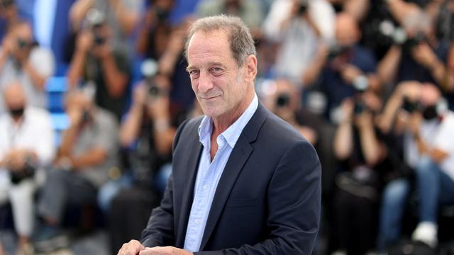 L'acteur français Vincent Lindon à Cannes pour le film "Titane", Palme d'or du Festival en 2021.
Valery HACHE
AFP [Valery HACHE]