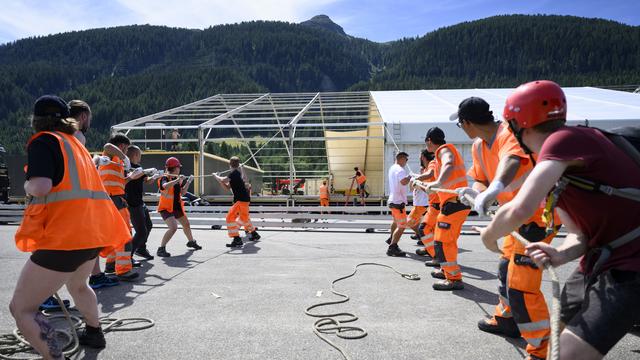 La Confédération va verser 7 millions de francs pour le camp fédéral scout. [KEYSTONE - LAURENT GILLIERON]