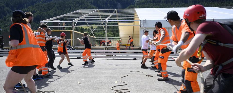 La Confédération va verser 7 millions de francs pour le camp fédéral scout. [KEYSTONE - LAURENT GILLIERON]