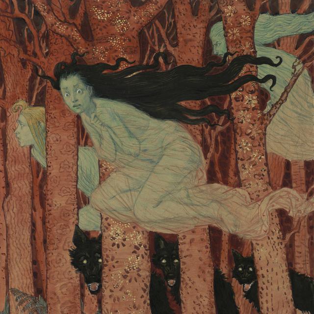 "Trois femmes et trois loups", aquarelle d'Eugène Grasset, vers 1900. La sorcière est une femme puissante, sans enfants ou guérisseuse. Et indépendante. C'est cette indépendance que les hommes ont persécutée.