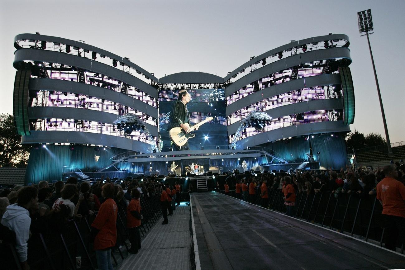 En 2007, le concert des Rolling Stones au Stade de la Pontaise à Lausanne (VD) avait réuni 40'000 spectateurs. [Keystone - Laurent Gillieron]