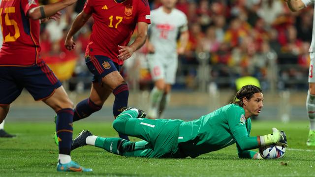 Yann Sommer a été impérial devant les attaquants espagnols. [Imago]