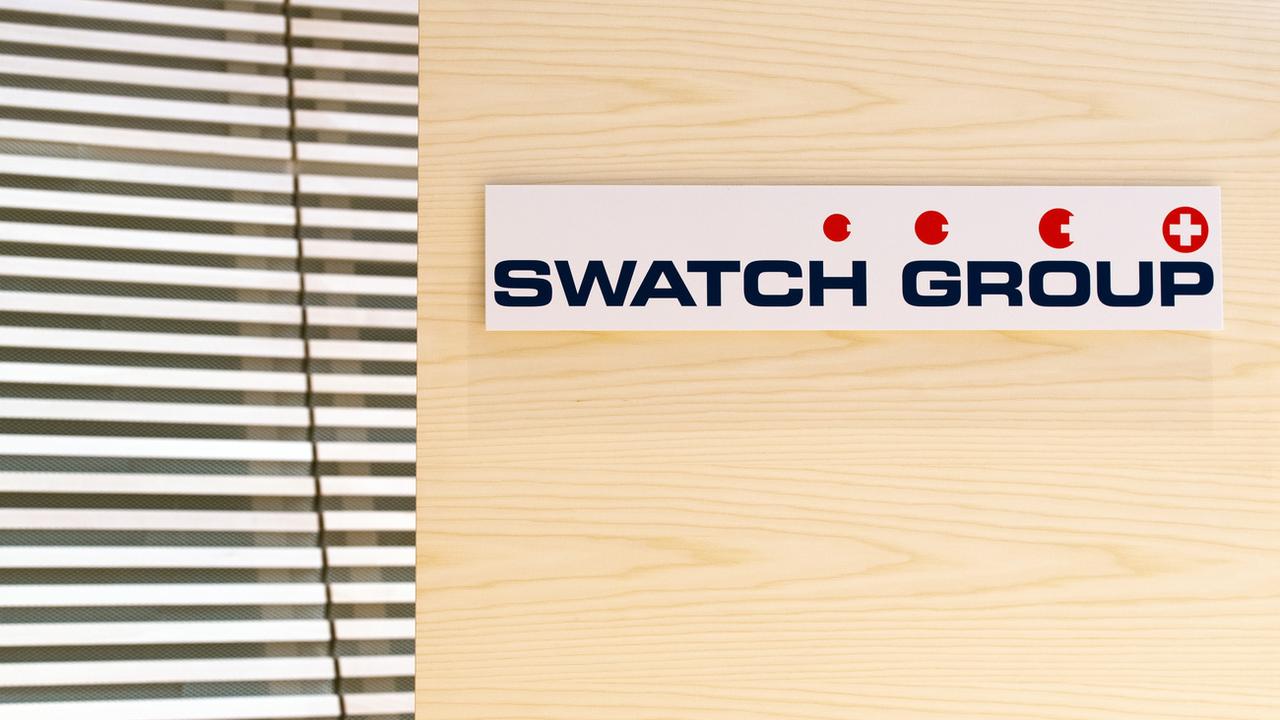 Le logo de Swatch Group. [KEYSTONE - Anthony Anex]