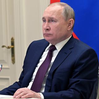 Le président russe Vladimir Poutine a supervisé samedi des exercices militaires "stratégiques". [EPA/Sputnik - Aleksey Nikolskyi]