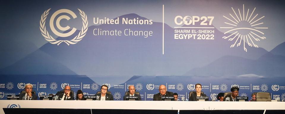 Les négociations de la COP27 sont prolongées d’un jour: interview de Lola Vallejo [Keystone - EPA/SEDAT SUNA]