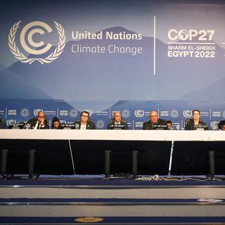 Les négociations de la COP27 sont prolongées d’un jour: interview de Lola Vallejo [Keystone - EPA/SEDAT SUNA]