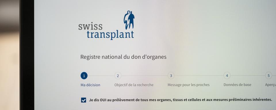 Swisstransplant fait l'objet d'une enquête ouverte par le Préposé fédéral à la protection des données et à la transparence. [Keystone - Gaetan Bally]