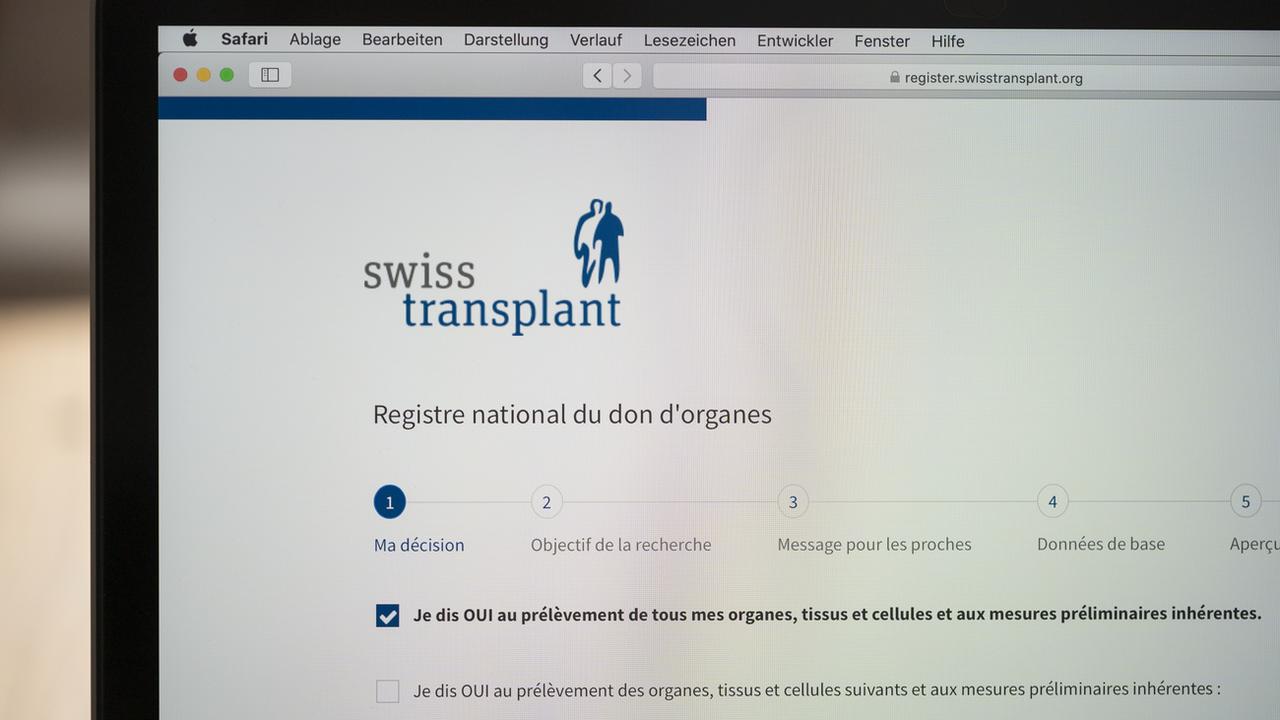 Swisstransplant fait l'objet d'une enquête ouverte par le Préposé fédéral à la protection des données et à la transparence. [Keystone - Gaetan Bally]