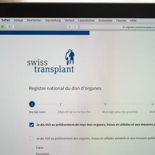 Swisstransplant fait l'objet d'une enquête ouverte par le Préposé fédéral à la protection des données et à la transparence. [Keystone - Gaetan Bally]