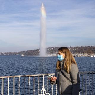 Genève en temps de pandémie. [Keystone - Salvatore Di Nolfi]