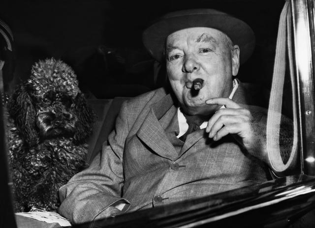 Winston Churchill. [Keystone - Photopres-Archiv/Str]