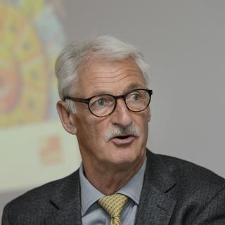 Jean-Pierre Beuret en 2014. [Keystone - Jean-Christophe Bott]